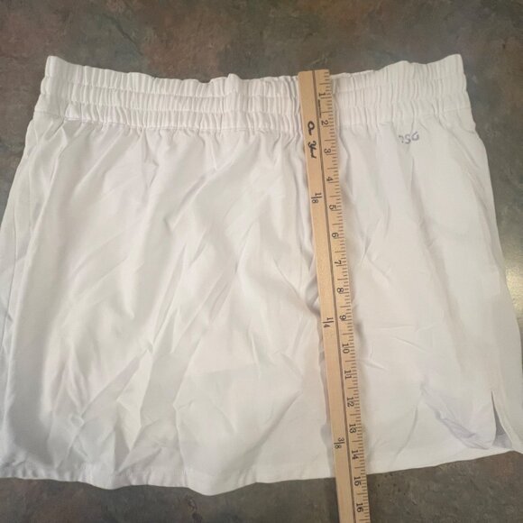 DSG‎ Womens Mid-Rise Stride Skort With Built-In Shorts M White - Picture 5 of 8